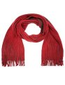 Sjaal Gebreid MB7989 Dark Red-Anthraciet